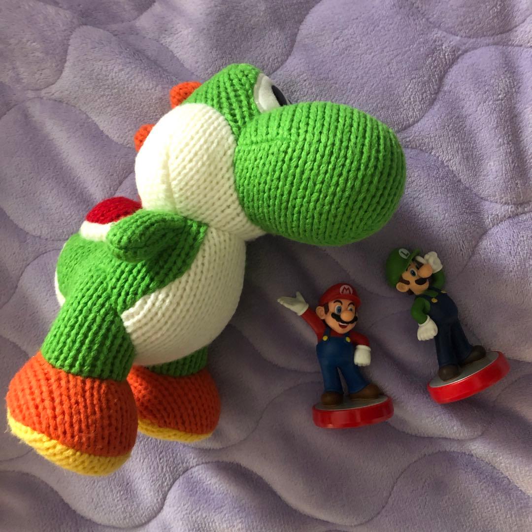 amiibo ヨッシー あみぐるみ ビッグ マリオ ルイージ - メルカリ