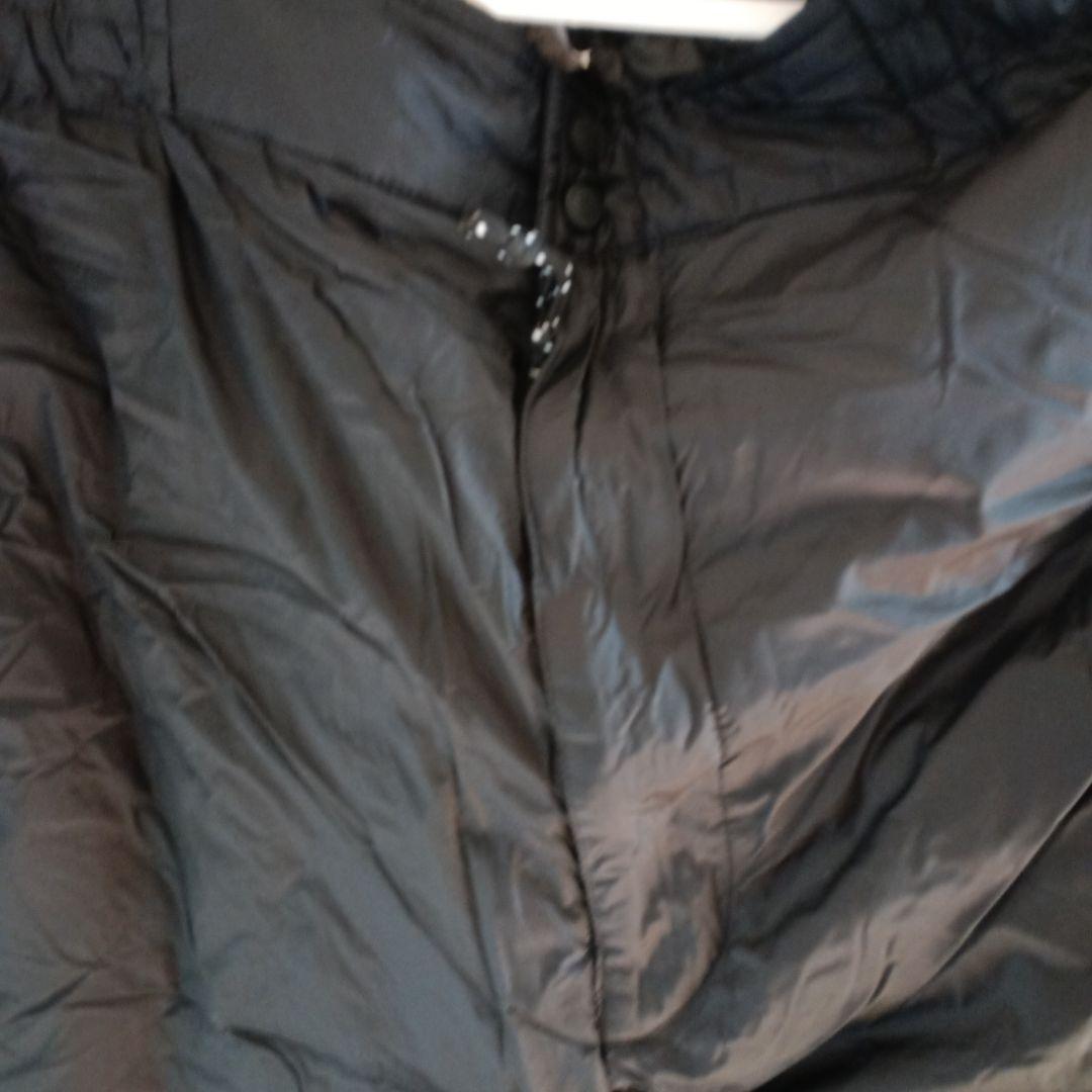 マウンテンイクイップメント☆ダウンパンツ☆ブラック☆サスペンダー