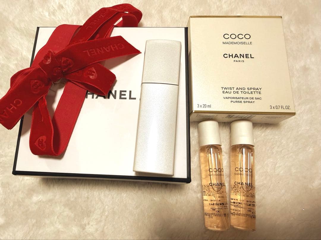 シャネル ココ マドモアゼル ツィスト&スプレイ 20ml×3本セット☆ ココ マドモアゼル オードゥ パルファム アンタンス ミニ ツィスト