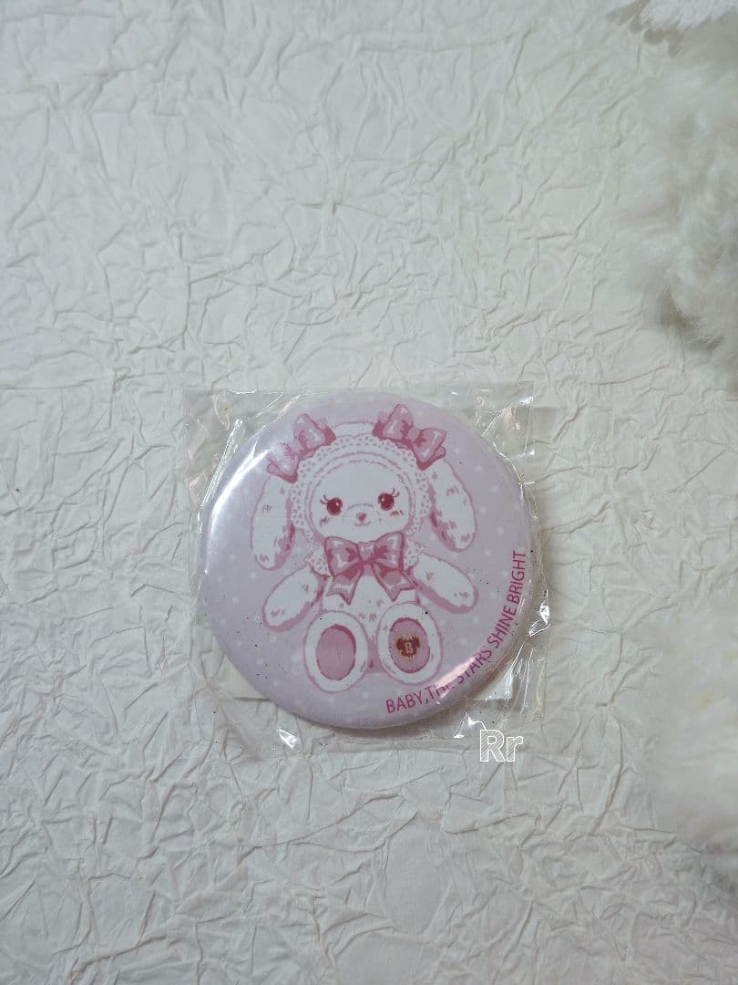 BABY うさくみゃちゃんポシェット&缶バッジ オフ白×ピンク - メルカリ