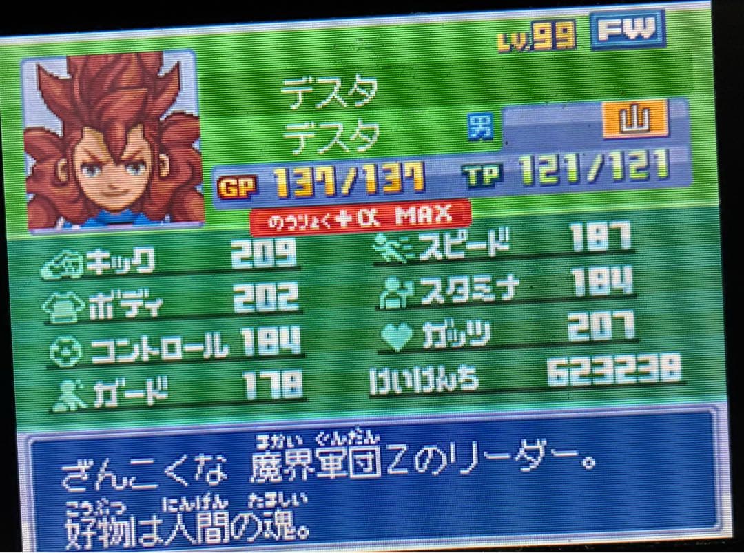 全メンバー極限育成済】イナズマイレブン3 世界への挑戦!!ジ・オーガ