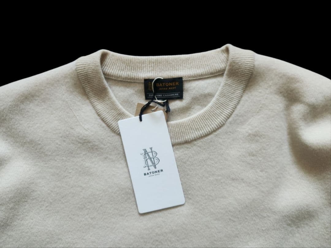 新品 Batoner SUNSHINE CASHMERE CREW NECK 3 - メルカリ