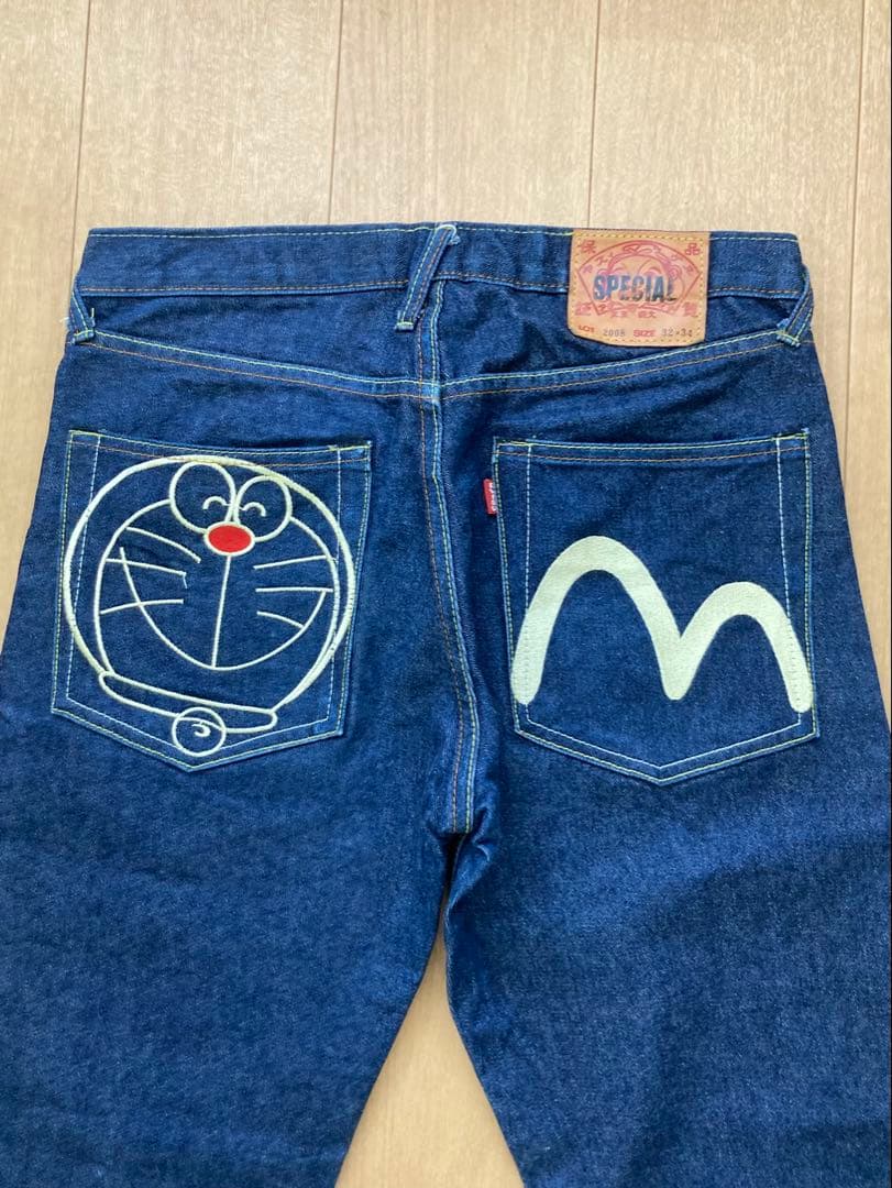エビス ドラえもん 刺繍デニムパンツ LOT 2008 SIZE 32×34 - メルカリ
