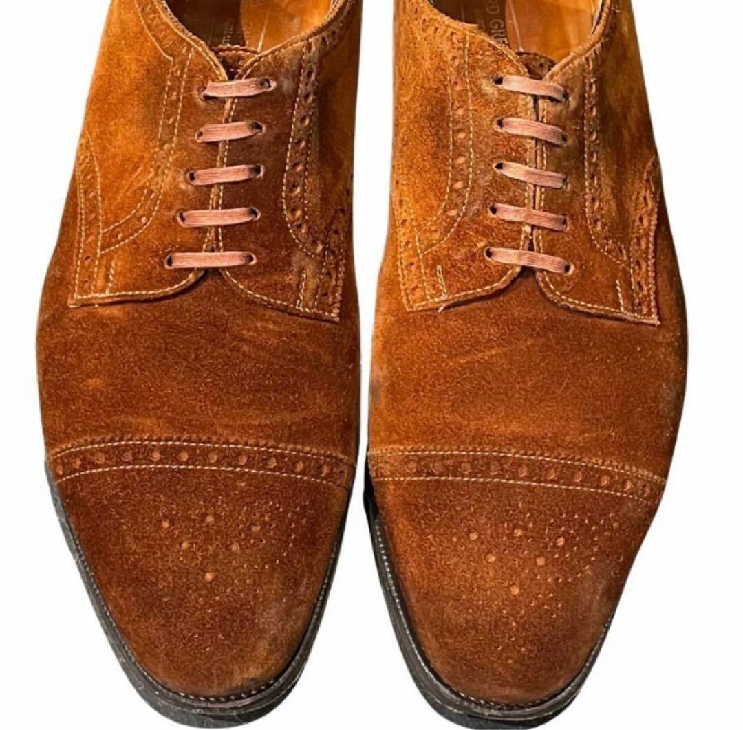 Edward Green ブラウンスエード ストレートチップ 8E 606