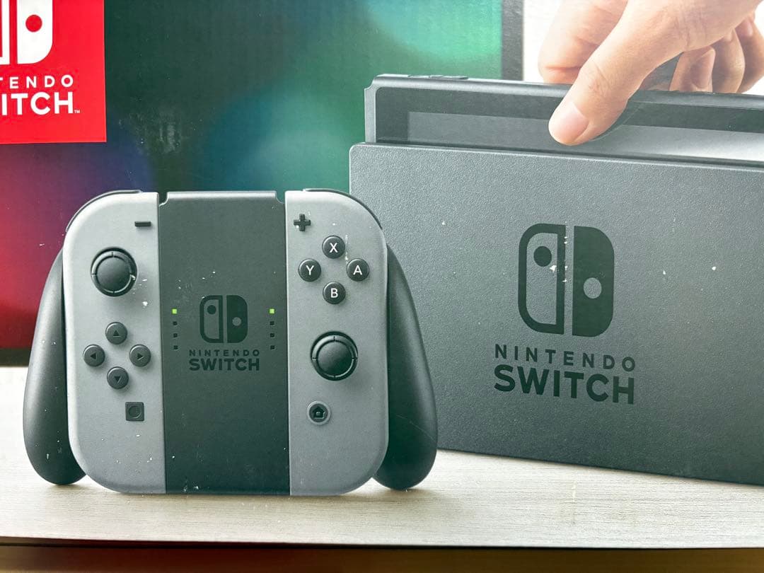 Nintendo Switch 本体 ニンテンドースイッチ グレー ※付属品あり