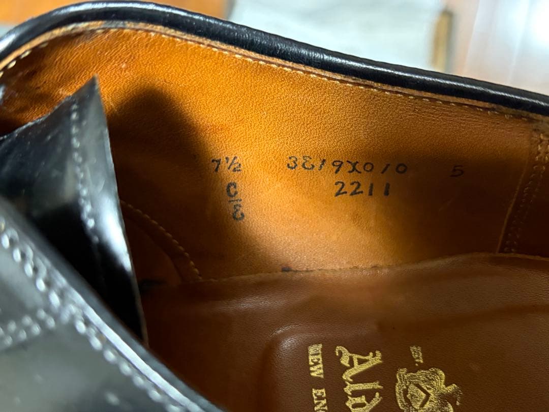 最終値下げ alden1340 極美正規品コードバン チャッカブーツ - メルカリ