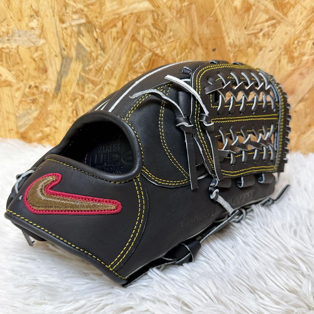 美品♪NIKE SHADO 謝道 READY 軟式グローブ 右投げ ナイキ ② 即戦力・美品】NIKE ナイキ SHADO READY 謝道 レディー 一般軟式用 外