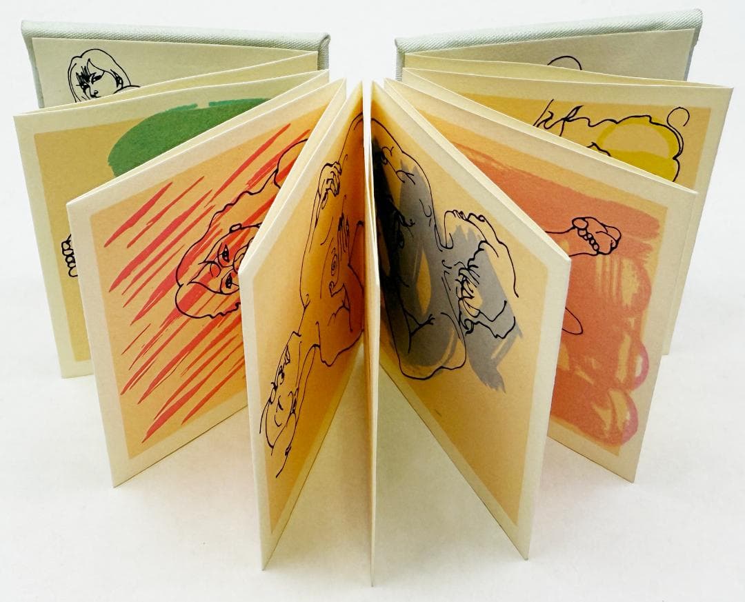 ★秋山勝保「版画本 おんなへん 001～012」12冊セット・豆本・エロティック