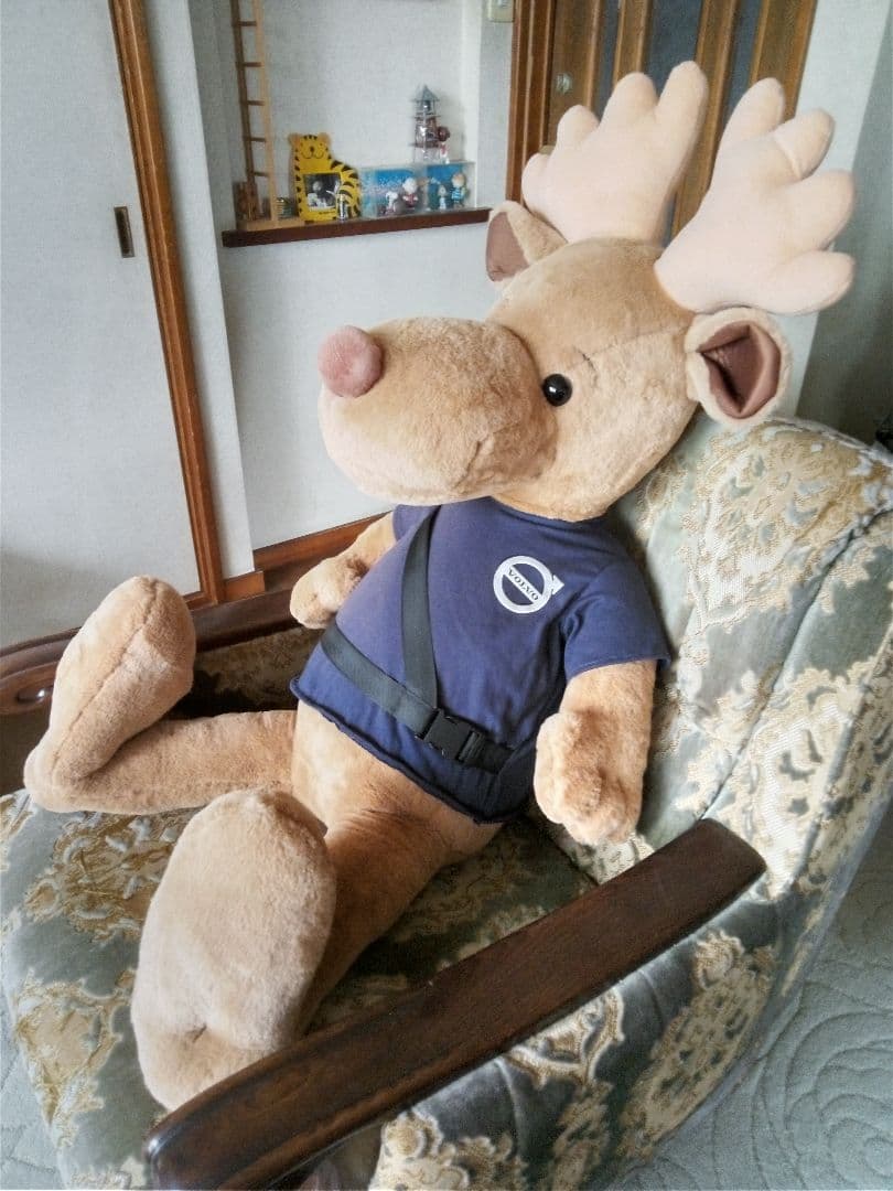 ボルボ エルク ジャンボ ヘラ鹿 特大ぬいぐるみ - メルカリ