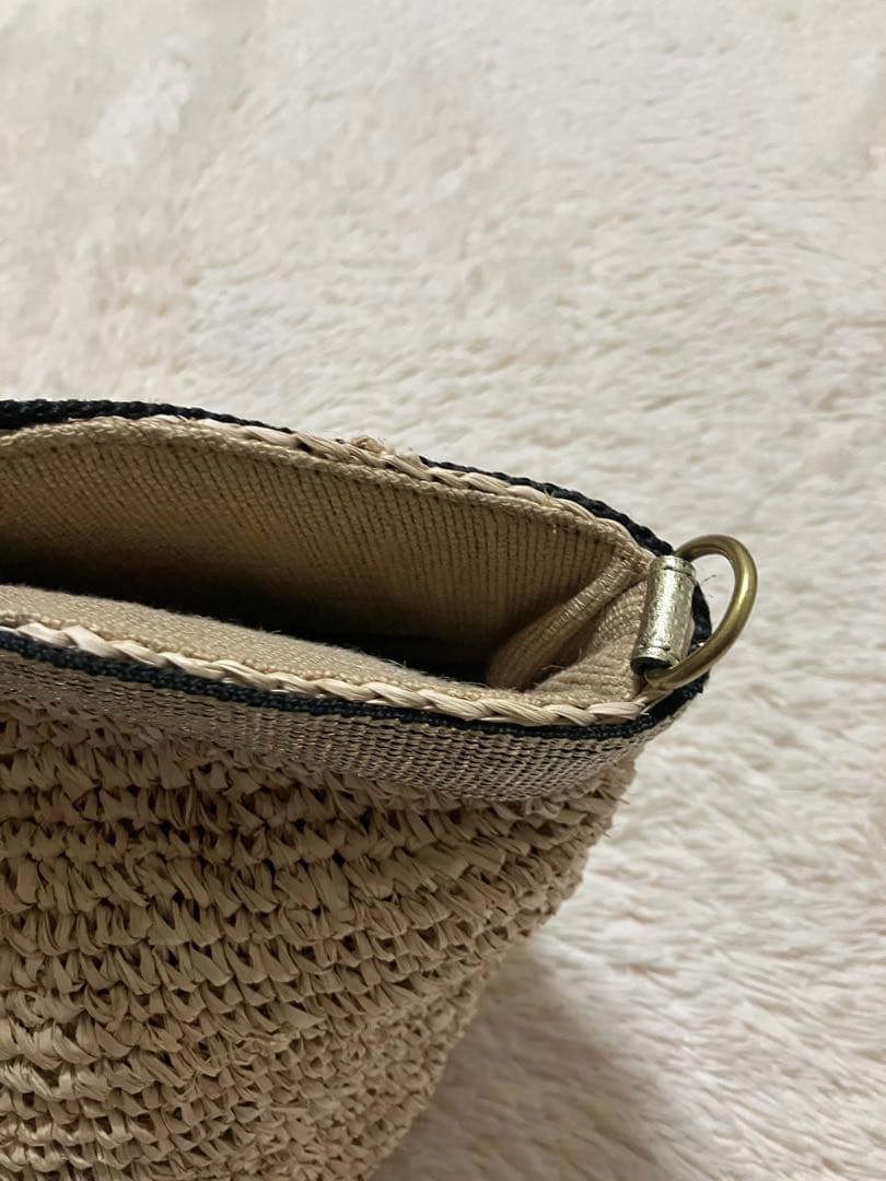 ヴィオラドーロ ラメテープハンドル 2way カゴバッグ - メルカリ