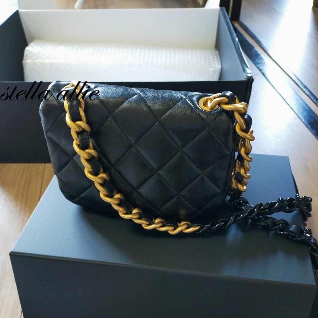 CHANEL】ミニ フラップ バッグ ラムスキン 黒 新品未使用 - メルカリ