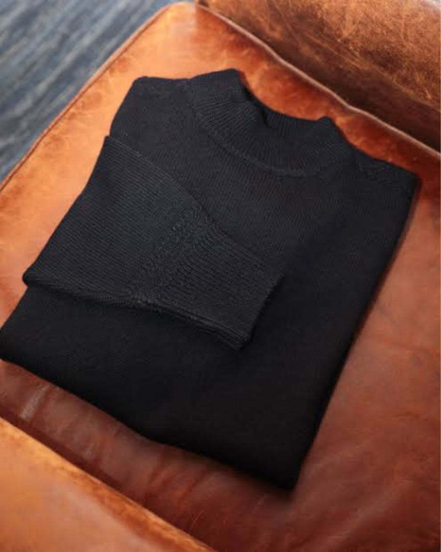 NICENESS  ALPACA モックネックセーター　ナイスネス 洗える畦編モックネックセーター（5ゲージ） 通販【ニッセン】