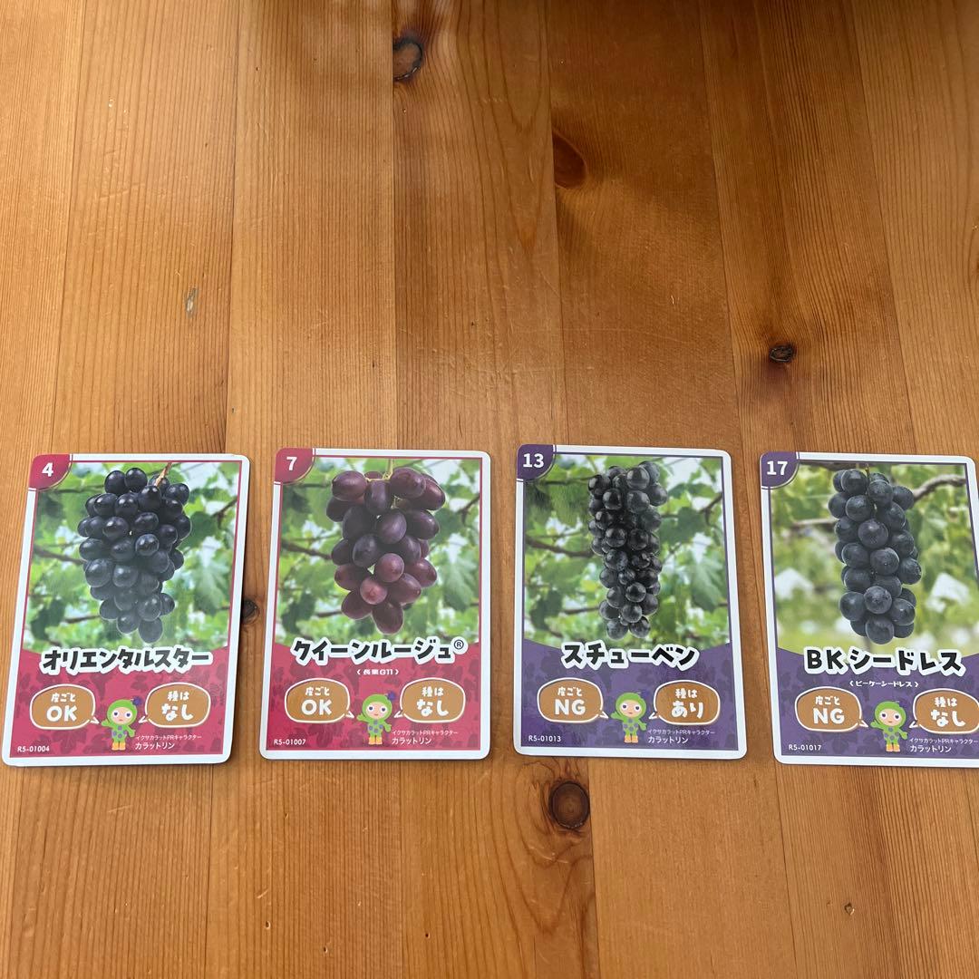 長野県 生坂村 ぶどうカード 4種類 - メルカリ