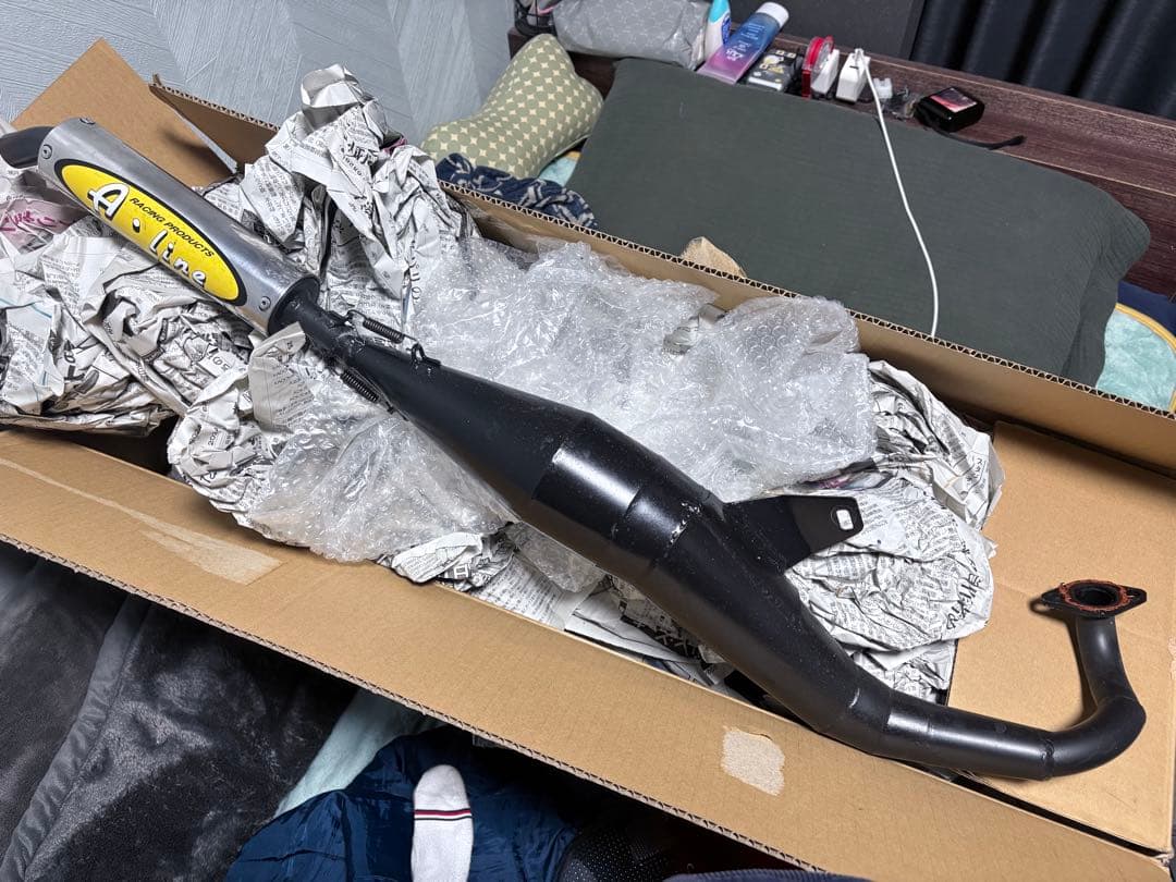 スズキZZ A.LINEタイガーR チャンバー Yahoo!オークション - A-LINE 製 レッツⅡ/ZZ 用 ブラックタイガー