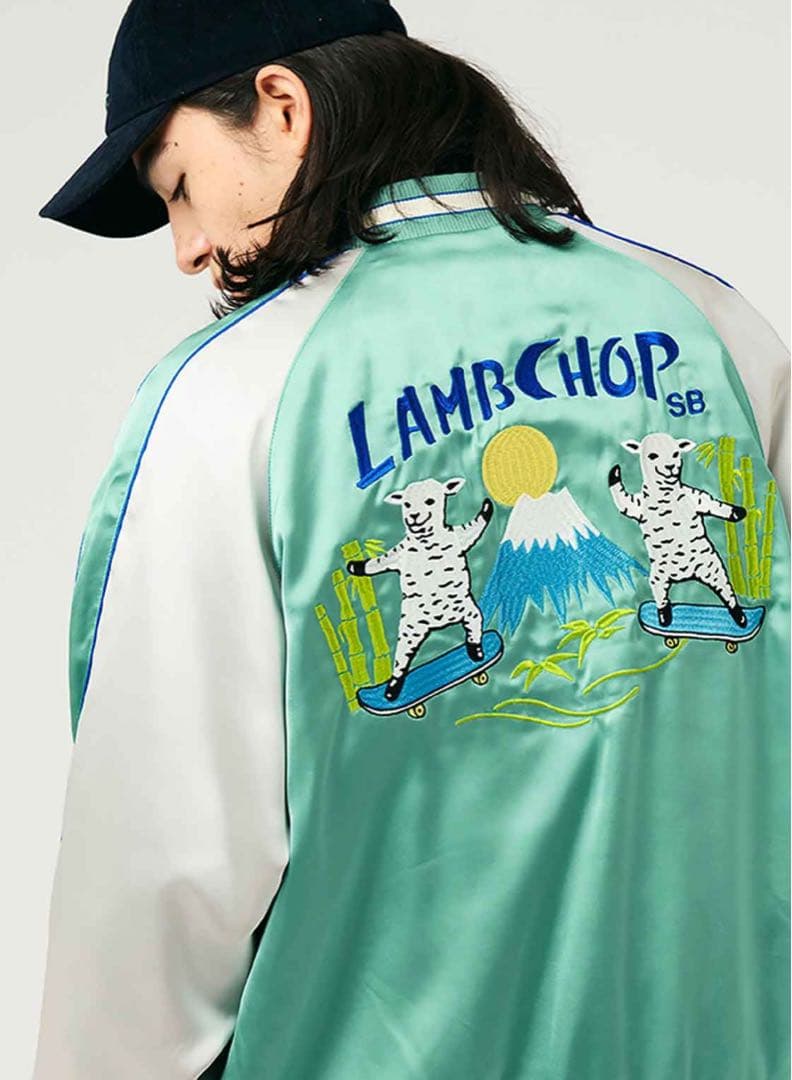 ラムチョップスケート｜スカジャン L ブルゾン グラニフ - メルカリ