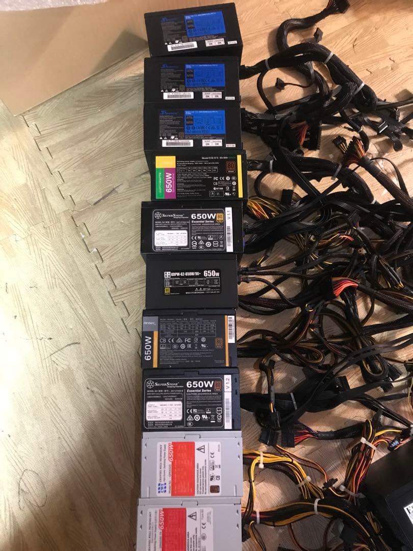 24/12-7 電源ユニット10個セット Amazon | uxcell 電源ケーブルスイッチ 24-10ピン メインボード電源