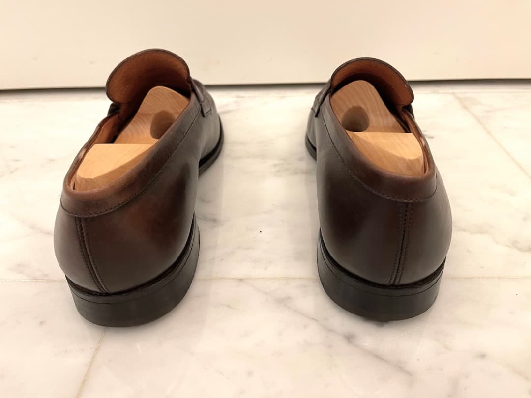 J.M.weston #180ローファー　8.5B タンブラウン　修理歴なし