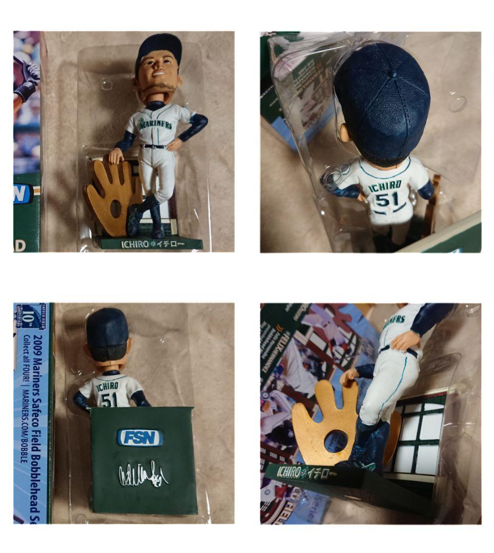 イチロー 2007-09年 球場限定配布 ボブルヘッドドール 当日チケット付