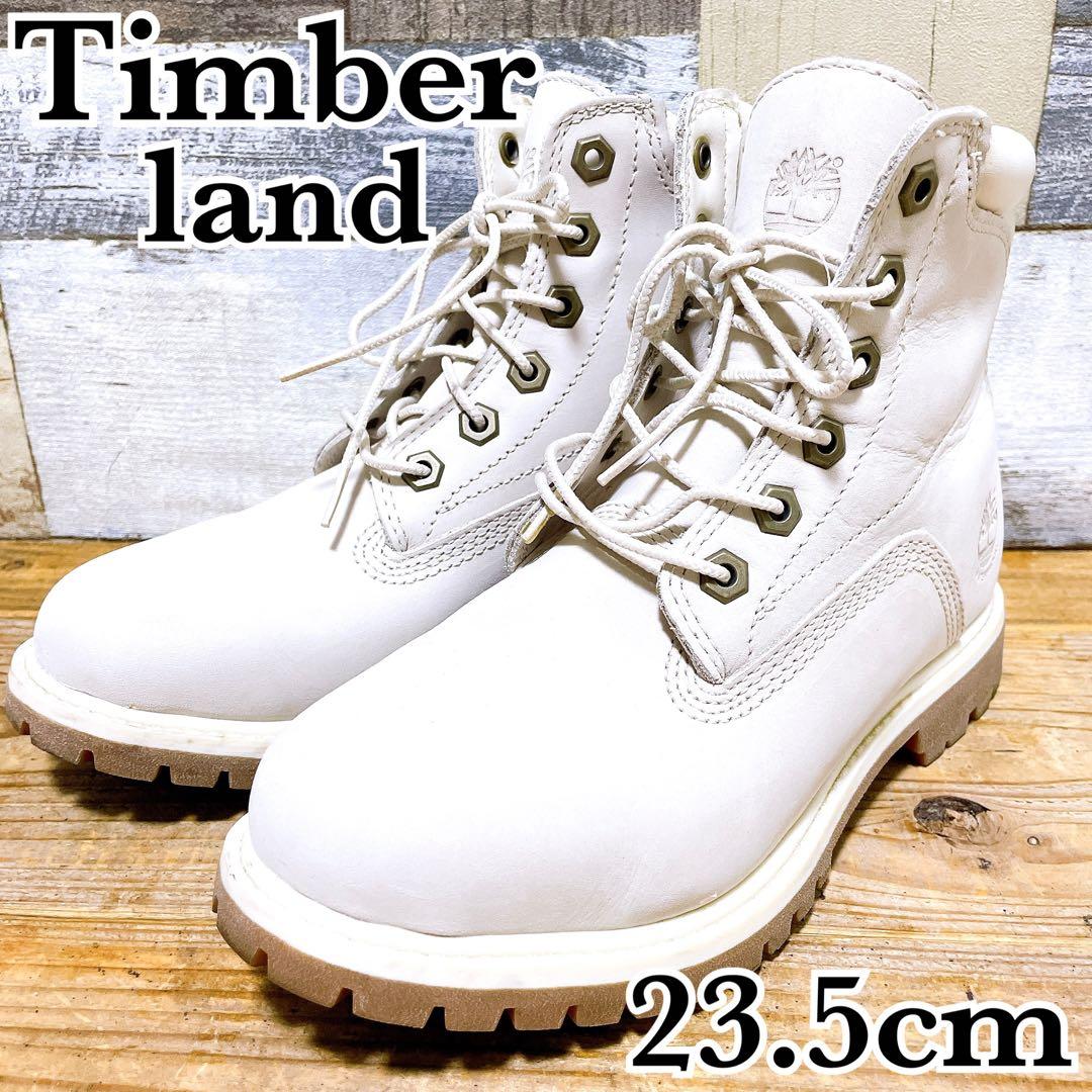 ティンバーランド ブーツ ウォータープルーフ ホワイト レディース