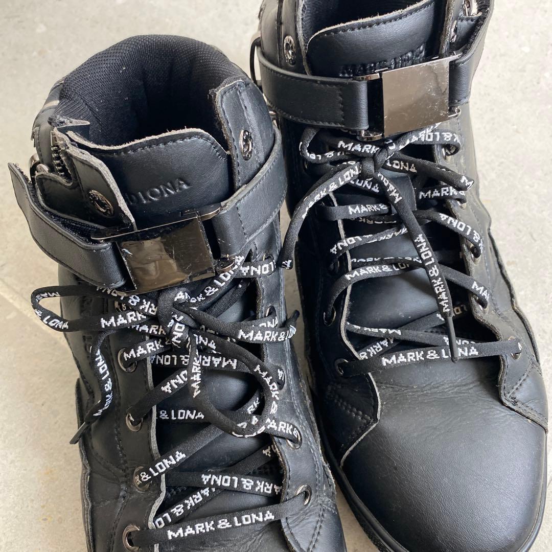 ゴルフシューズ マークアンドロナ 黒 メンズ