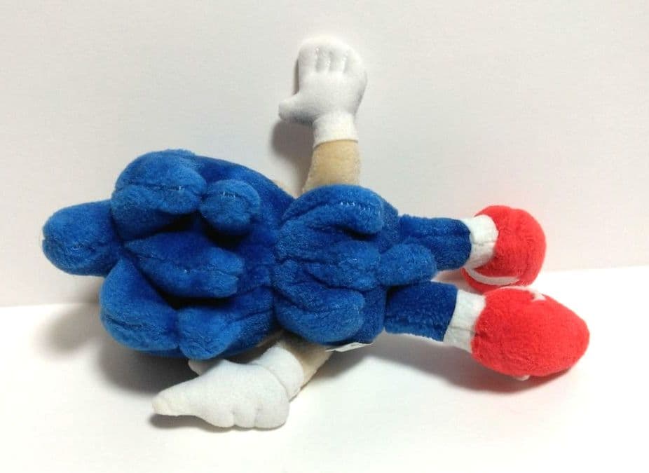 セガハイテクパーク景品 ソニック ぬいぐるみ SEGA レトロ 非売品 1994