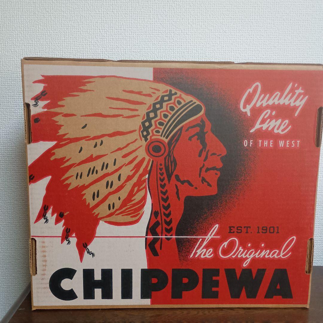 7.5E CHIPPEWA レザー　エンジニアブーツ ワークブーツ　チペワ