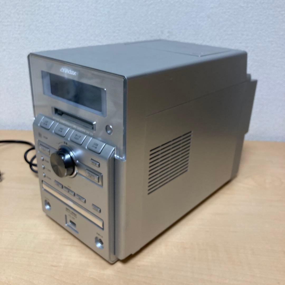 ビクター CD MD カセット レシーバー スピーカーセット - メルカリ