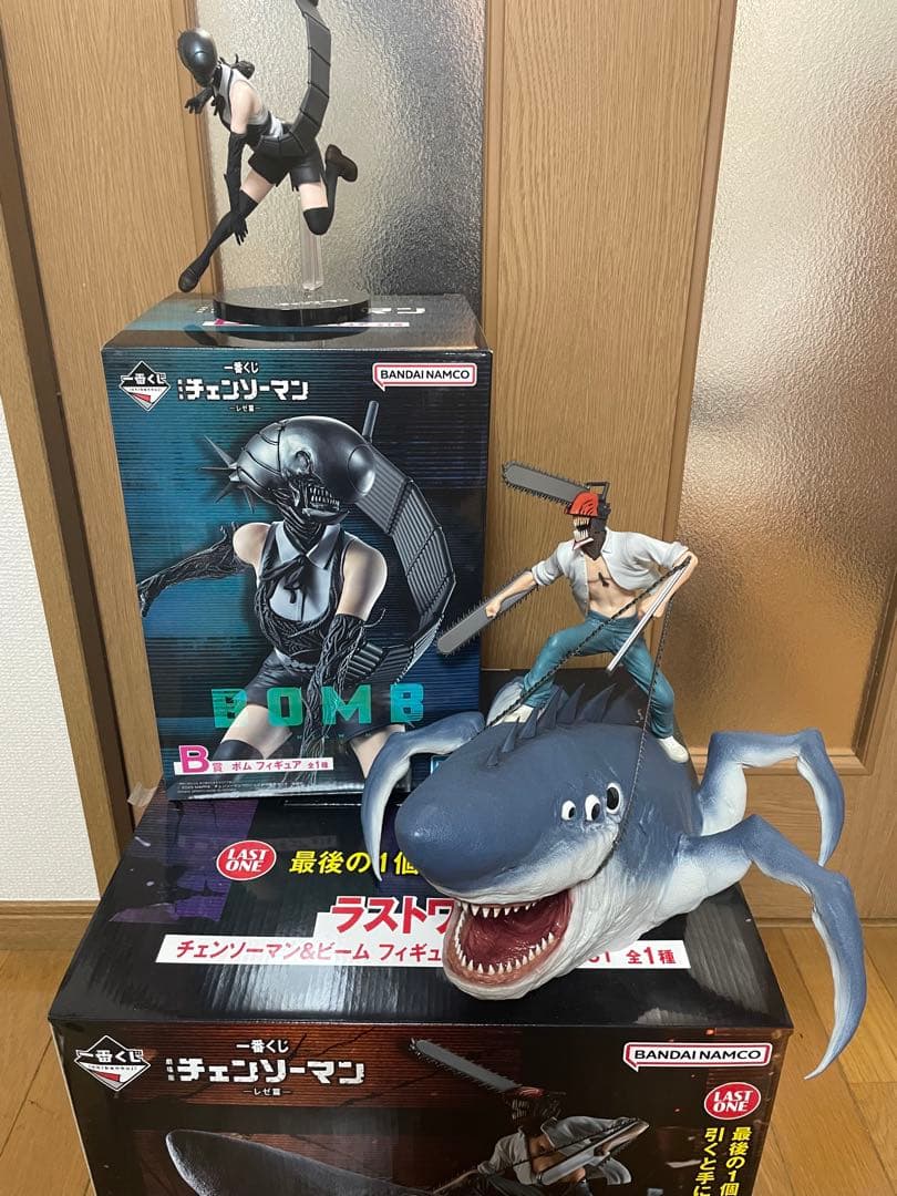 ね*ぃ様 チェンソーマン 1番くじ b賞 ボム ラストワン デンジ、ビーム