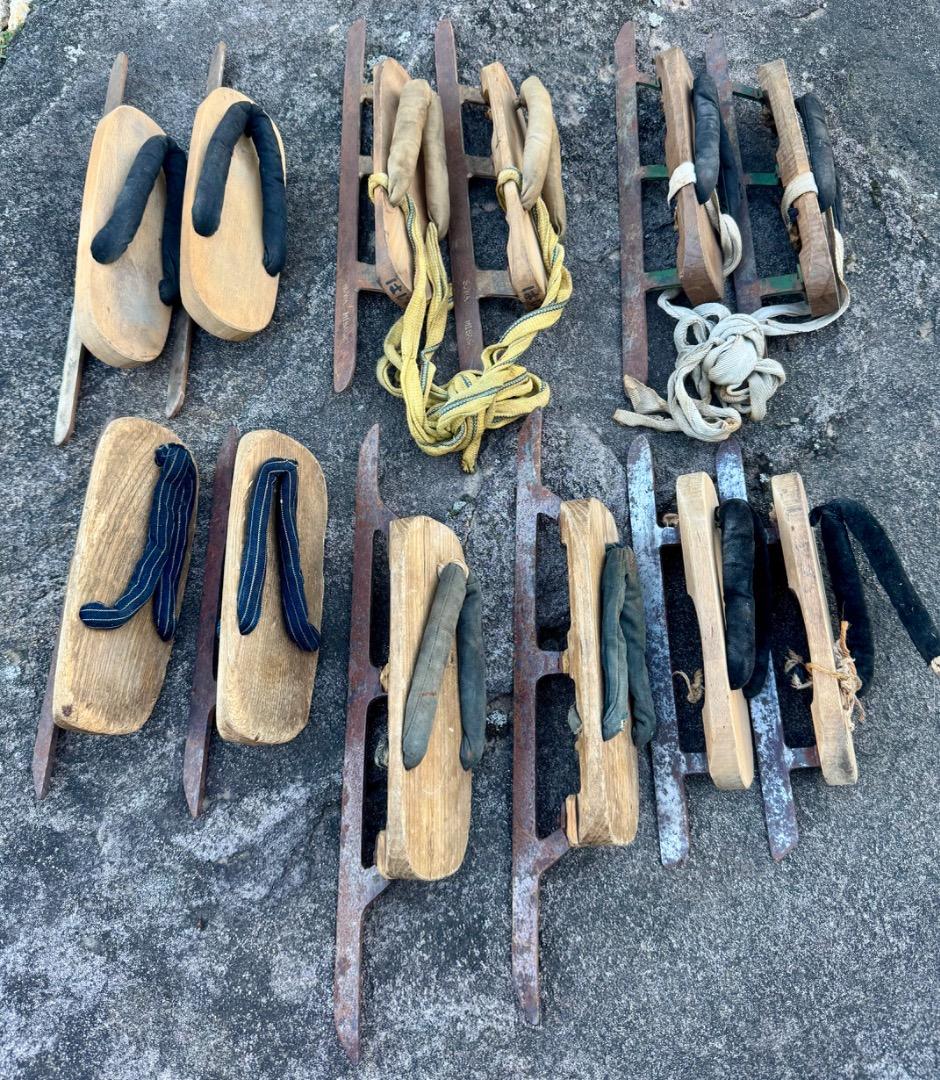 アンティック 明治大正 下駄スケート 6足セット 希少 - メルカリ