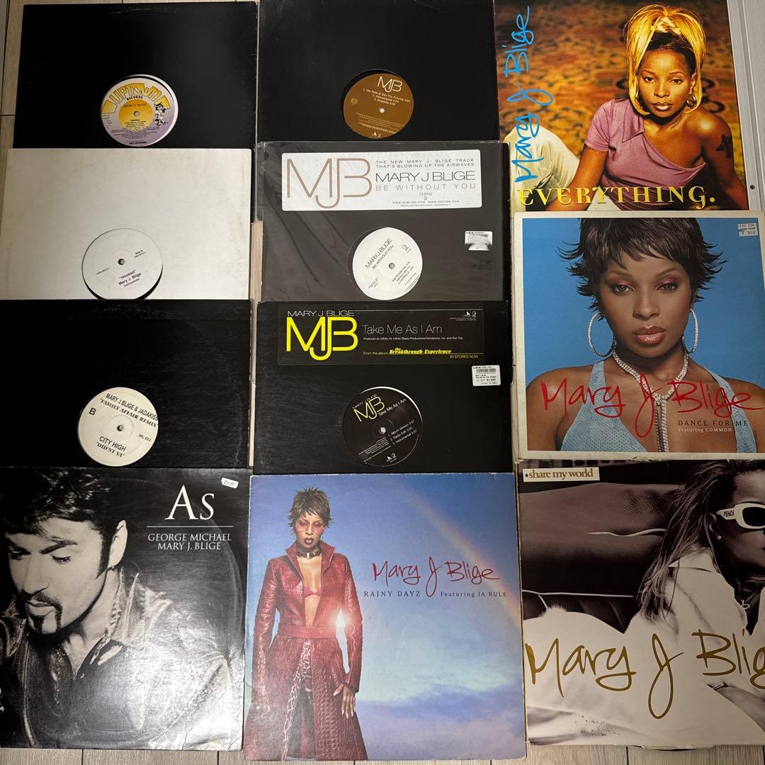 Mary J. Blige レコードセット　HIPHOP R&B 11枚セット Mary J. Blige レコードセット HIPHOP R&B 11枚セット