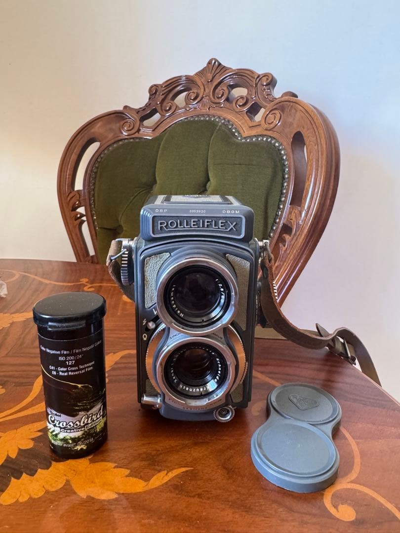【完動品】Rolleiflex 4×4 二眼レフカメラ baby rollei 2015年7月 ベビーローライフレックス・グレー – クラシックカメラ修理