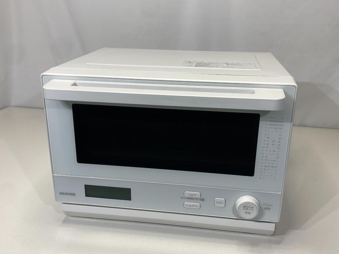 アイリスオオヤマ　オーブンレンジMO-F1808-CW 2022年製 Amazon.co.jp: アイリスオーヤマ スチームオーブンレンジ 18L フラット