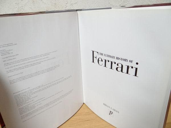 希少 洋書 アルティメットヒストリー フェラーリ 全192ページ 旧車