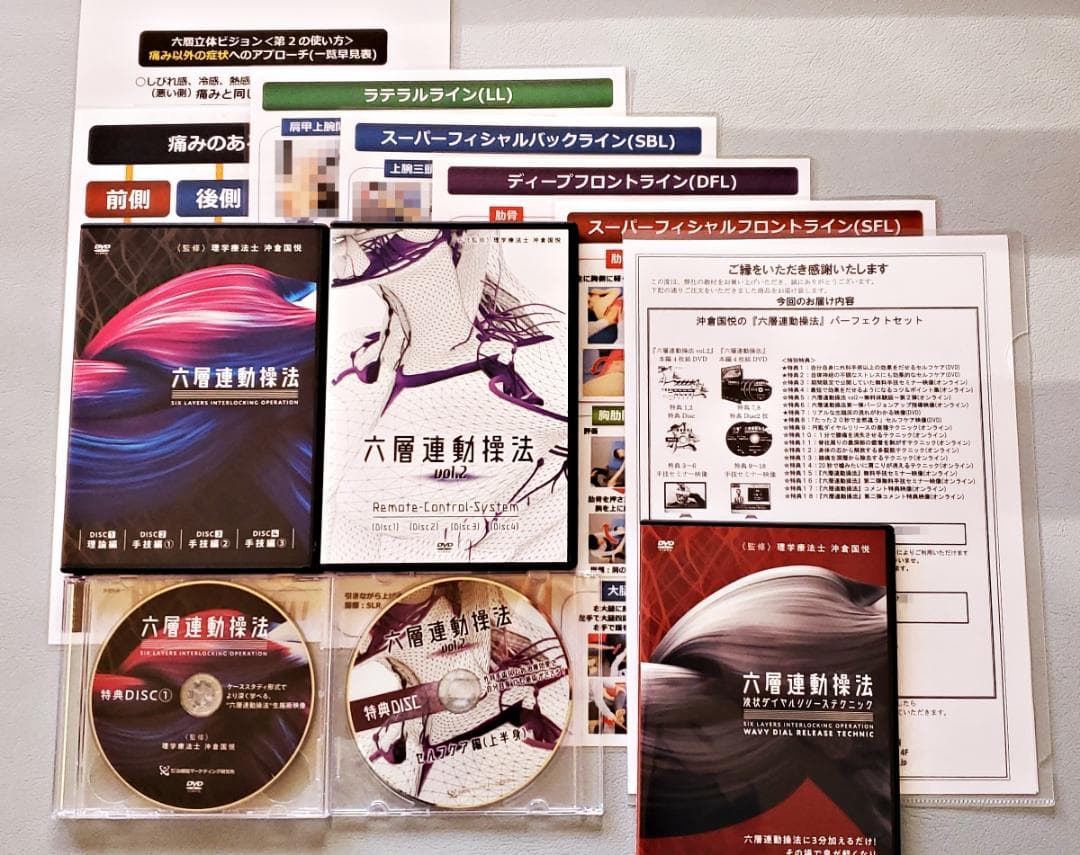 六層連動操法 沖倉国悦 パーフェクトセット DVD+特典（おまけ付き