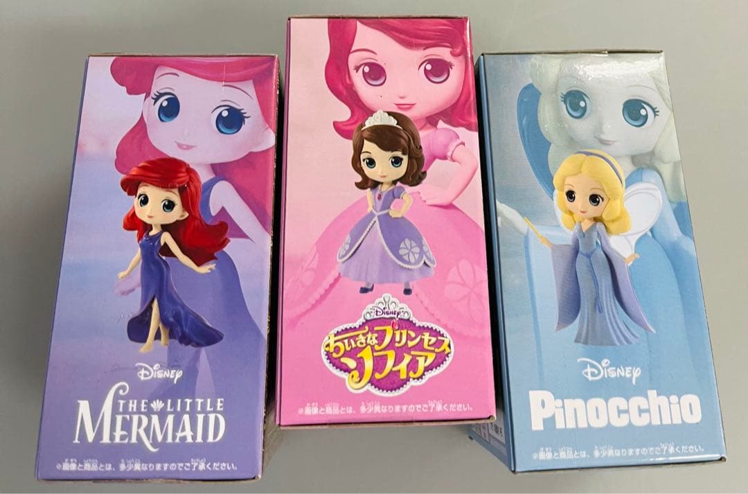 ディズニー Qposket petit フィギュア キューポスケット 全3種類