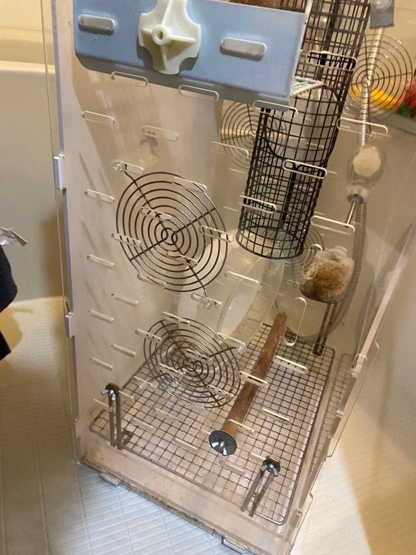 フクロモモンガケージ GEX アクリルルーム390high-Ⅱ おまけ付 小動物