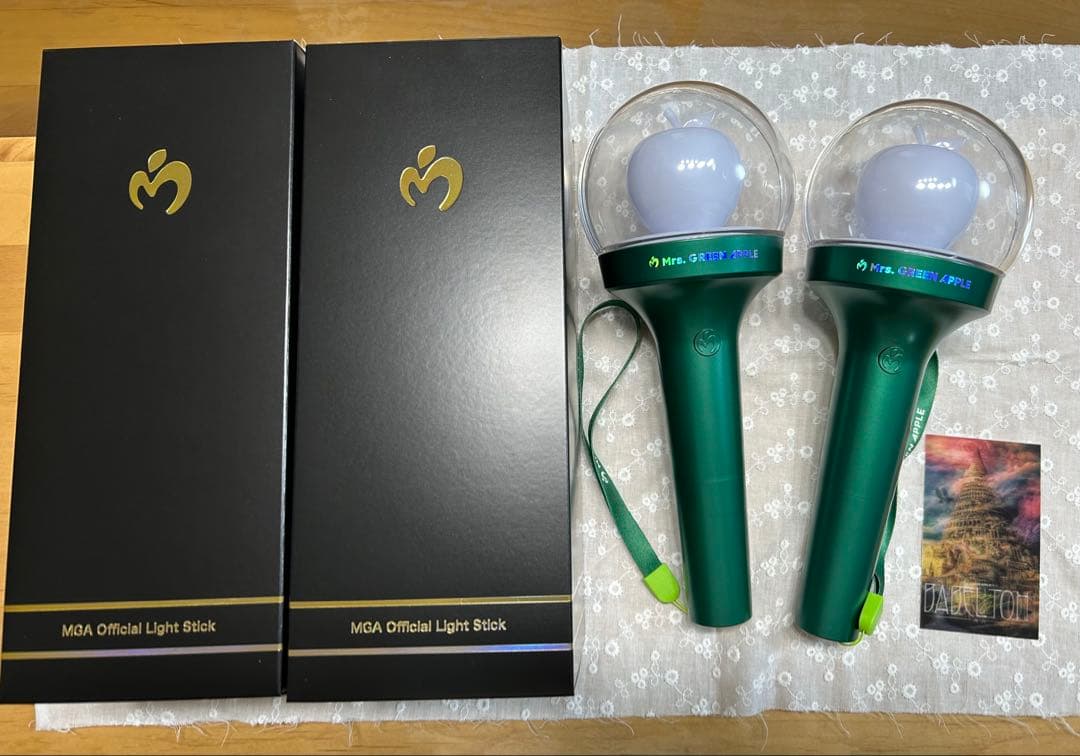 Mrs. GREEN APPLE 公式ペンライト 2本セット MGA Official Light Stick – Mrs. GREEN APPLE OFFICIAL STORE