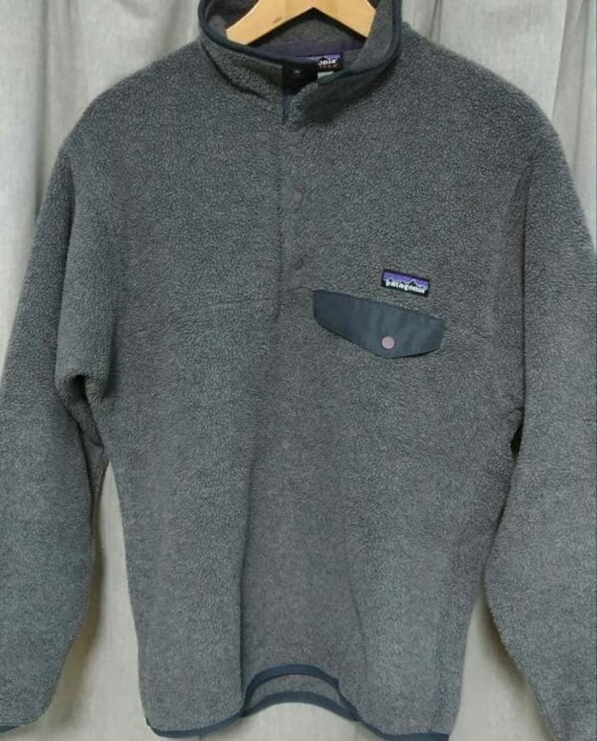 Patagonia シンチラスナップt グレー 中古・古着通販】Patagonia (パタゴニア) シンチラスナップT グレー