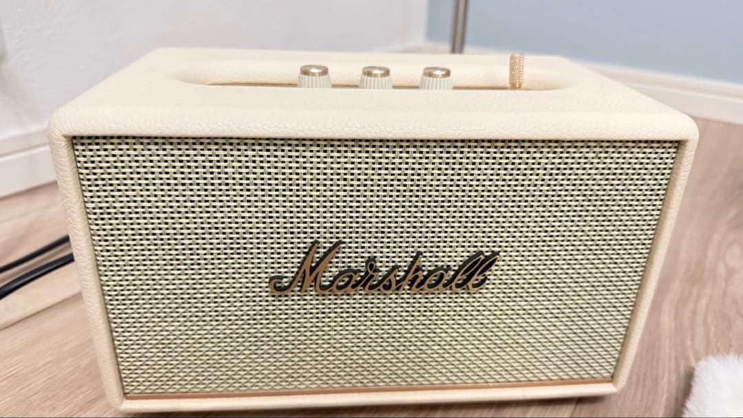 Marshall ACTON III ワイヤレススピーカー ホワイト マーシャル スピーカー Marshall ACTON3 Bluetooth クリーム アクトン