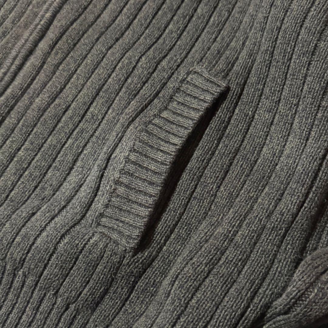 00s セントジョンズベイ ドライバーズニット コットンニット カーキ L