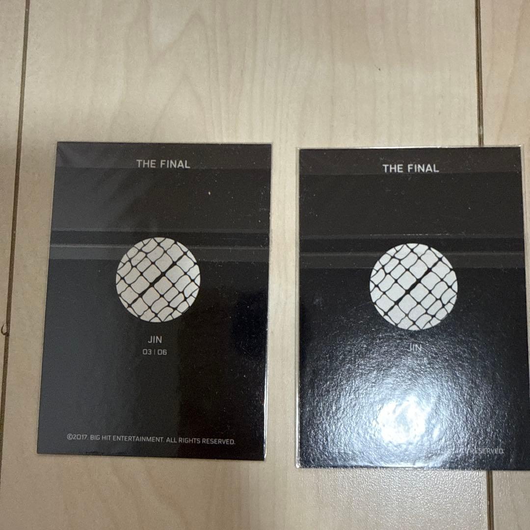 ジン JIN ミニフォト 3,6 2枚 WINGS THE FINAL BTS - メルカリ
