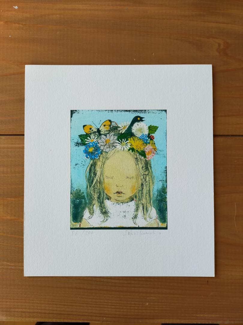 酒井駒子さんのジークレー版画 58/200 酒井駒子さん ジークレー版画 - メルカリ