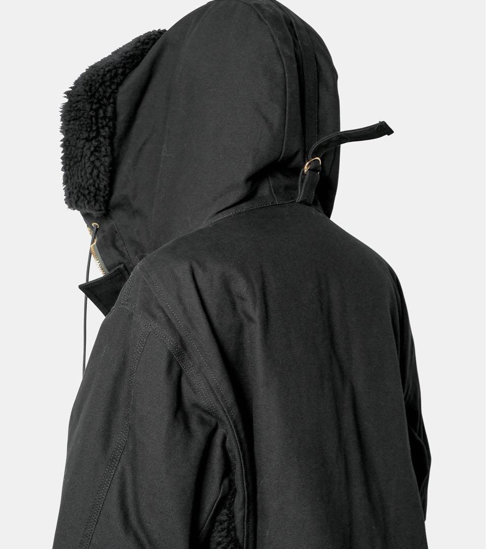 未使用 sacai×Carhartt シベリアンコート ブラック サイズ2 - メルカリ