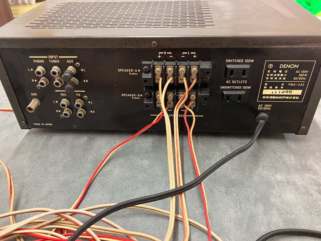 DENON/デノン】プリメインアンプ PMA-232 - メルカリ
