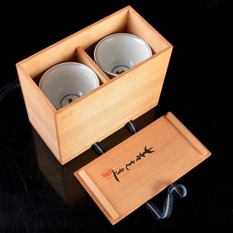 九谷焼 堀江青光作 色絵唐子文 波出茶碗 10客 共箱 V 6232C - メルカリ