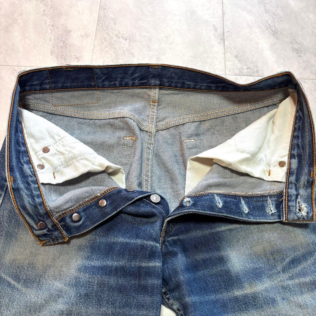 USA製】リーバイス501 00年 W33 鬼ヒゲ ハチノス デニムパンツ - メルカリ