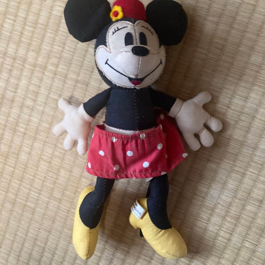 TDL ミニーマウス ぬいぐるみ 80 90年 昭和レトロ 昔のミニー レア