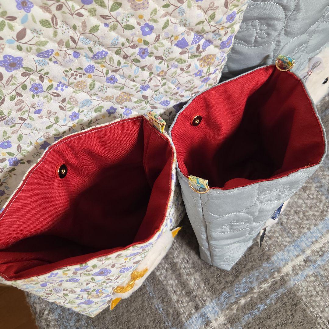 ○いちご様専用○肩がけトートバッグ&ショルダー もふもふすぎるシマエナガ