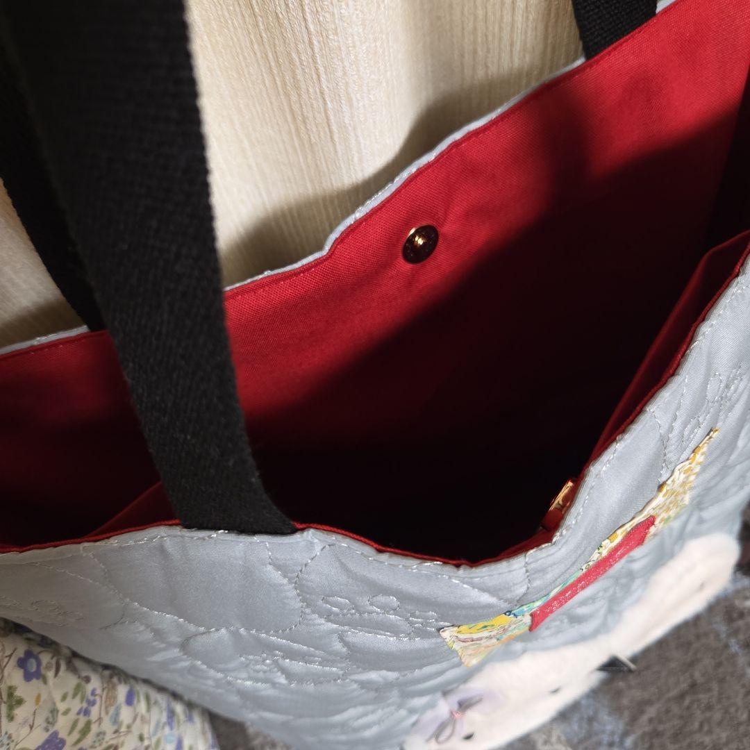 ○いちご様専用○肩がけトートバッグ&ショルダー もふもふすぎるシマエナガ