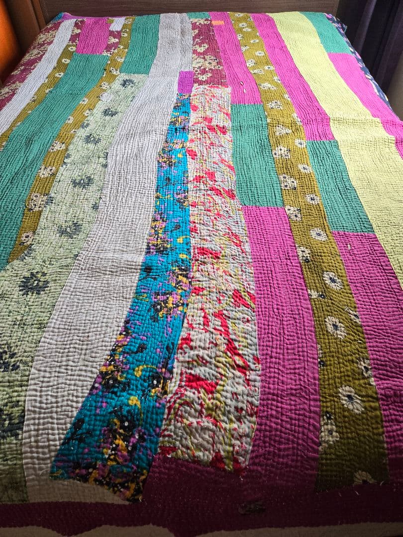 大判サイズ ヴィンテージラリーキルト カンタキルト オールドカンタ④ 楽天市場】ヴィンテージカンタキルト サイズ別 アソートセットカンタ